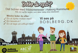 Boblberg.dk - samarbejder med mange kommuner om et projekt, hvor borgere kan søge på borger-borger-portalen, og finde andre med samme interesser som dem selv.