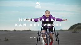 Hvor svært kan det være? Parasport Danmark lancerer ny stor kampagne for at få flere handicappede børn og unge i gang med at dyrke idræt.Hvor svært kan det være? Parasport Danmark lancerer ny stor kampagne for at få flere handicappede børn og unge i gang med at dyrke idræt.